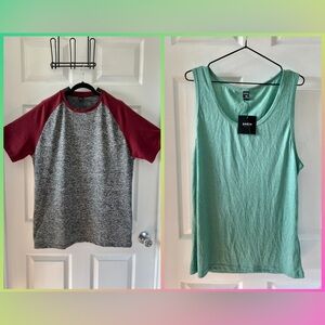 SHEIN Raglan Shirt & Loose Fit Tank Bundle!